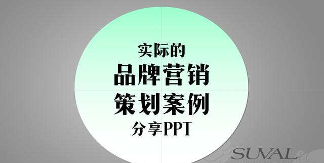 策划方案写得好，需要案例来参考，公司品牌策划营销方案PPT